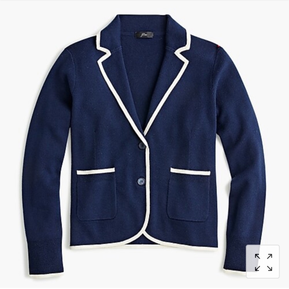 J crew Schoolboy sweater-blazer size small